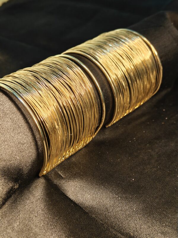 Golden Harmony Bangle Set