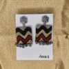 Handmade Cloth Jhumka Earrings