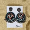 Handmade Cloth Jhumka Earrings